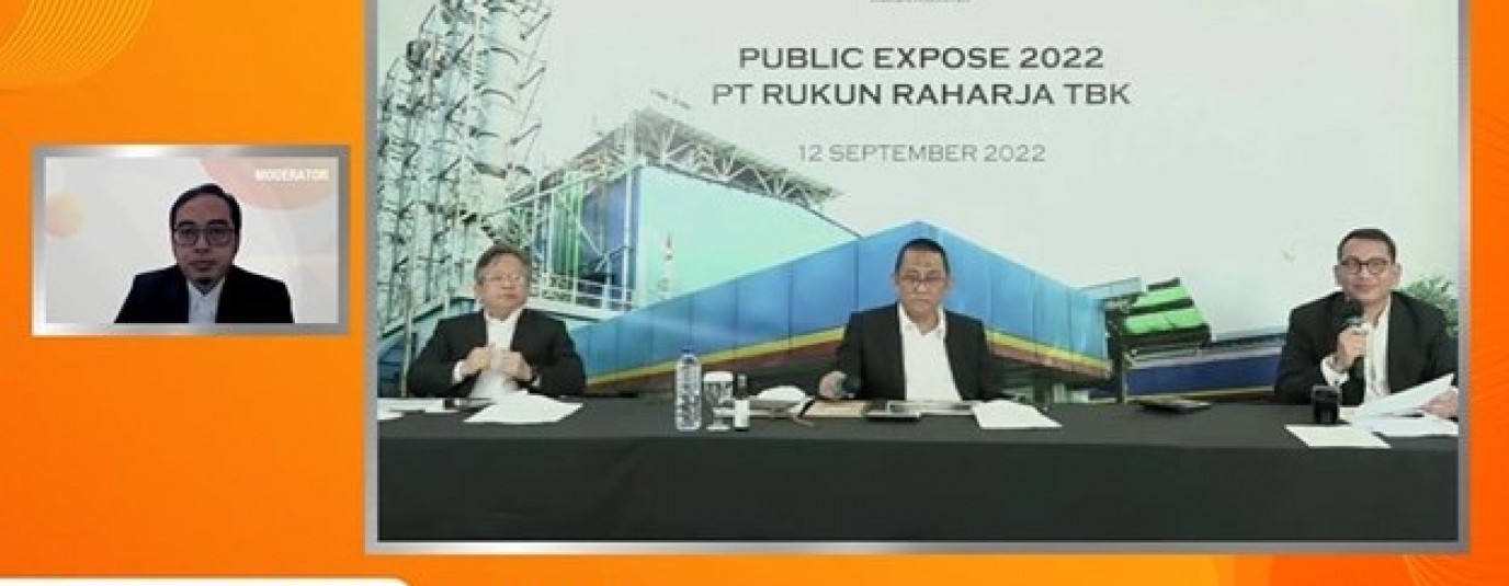Public Expose Live 2022 PT Rukun Raharja Tbk